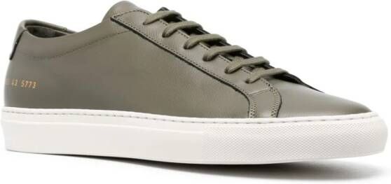 Common Projects Original Achilles leren sneakers Groen