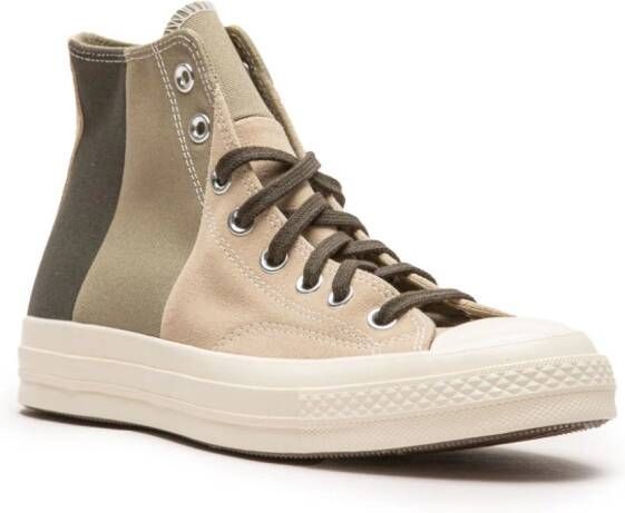 Converse Chuck 70 high-top sneakers met vlakken Groen