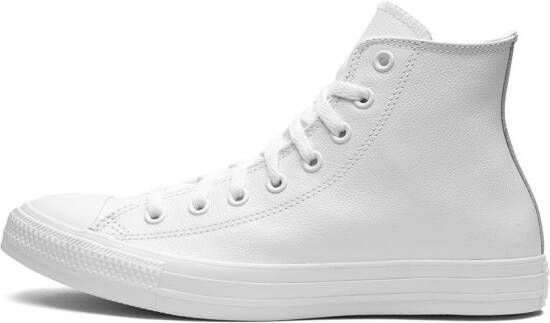 Converse Chuck Taylor All Star leren Hi sneakers Wit