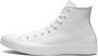 Converse Chuck Taylor All Star leren Hi sneakers Wit - Thumbnail 8