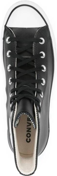 Converse Chuck Taylor sneakers met plateauzool Zwart