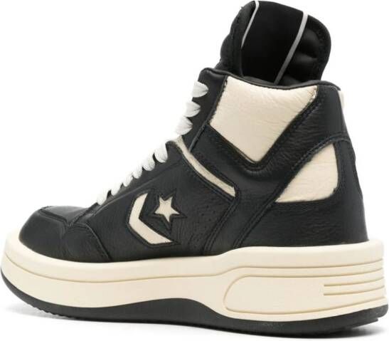 Rick Owens DRKSHDW Turbowpn leren sneakers Zwart