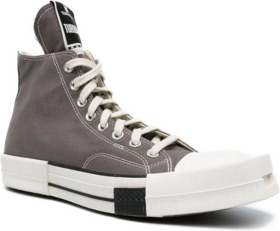 Converse x DRKSHDW Turbodrk high-top sneakers Grijs