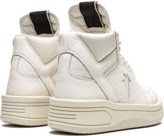 Converse x Rick Owens TURBOWPN Mid sneakers Wit