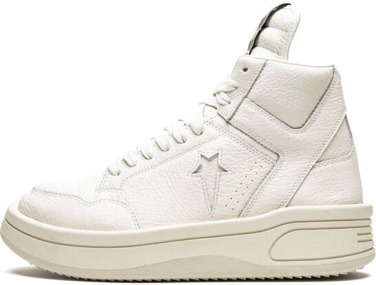 Converse x Rick Owens TURBOWPN Mid sneakers Wit