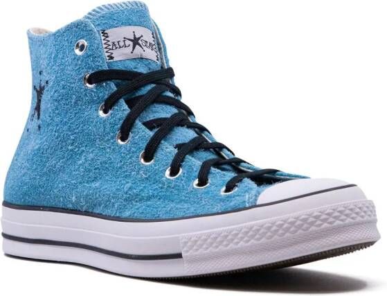 Converse x Stussy Chuck 70 "Blue" sneakers Blauw