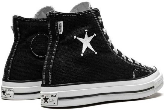 Converse x Stüssy high-top sneakers Zwart