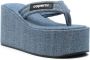 Coperni 100 mm denim sandalen Blauw - Thumbnail 2