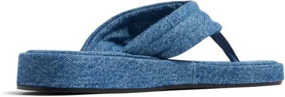 Coperni Slippers met logo-applicatie Blauw