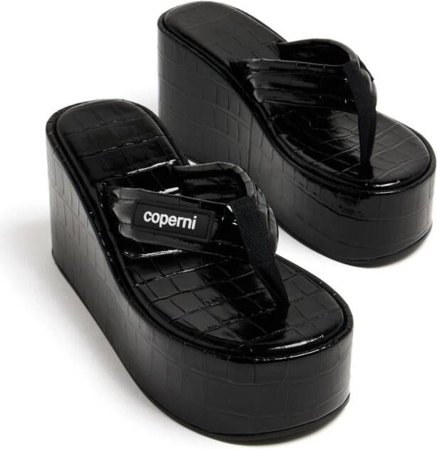 Coperni Sandalen met plateauzool Zwart