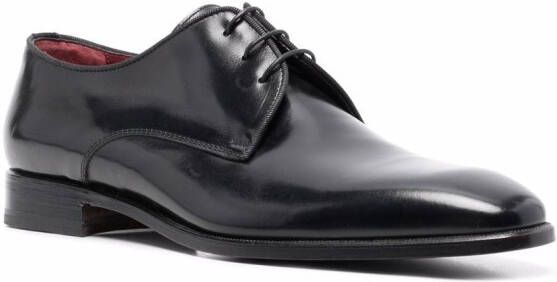 Corneliani Leren derby schoenen Zwart