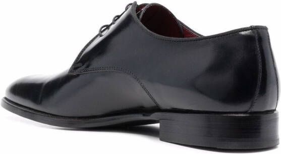 Corneliani Leren derby schoenen Zwart