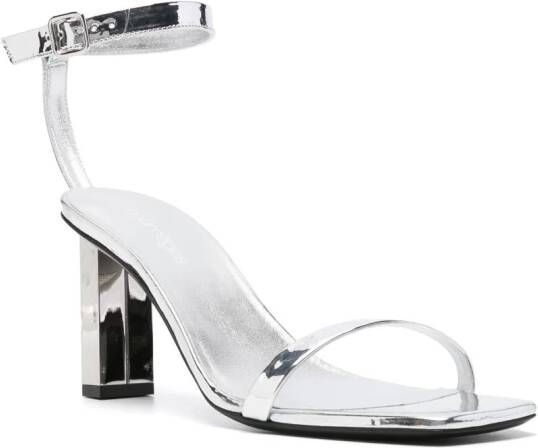 Courrèges Sandalen met metallic afwerking Zilver