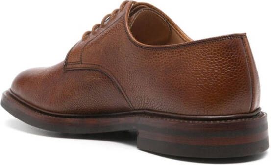 Crockett & Jones Gasmere leren derby schoenen Bruin