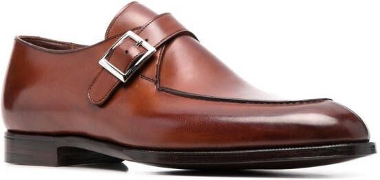 Crockett & Jones Lawrence gespschoenen Bruin