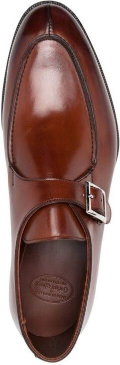 Crockett & Jones Lawrence gespschoenen Bruin