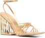 Cult Gaia Inka leren sandalen Goud - Thumbnail 2