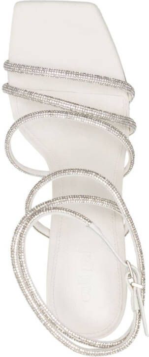 Cult Gaia Isa leren sandalen Zilver