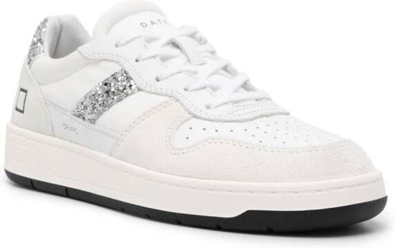 D.A.T.E. Court 2.0 leren sneakers Wit