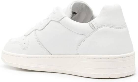 D.A.T.E. Court leren sneakers Wit