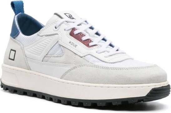 D.A.T.E. Kdue sneakers met vlakken Wit