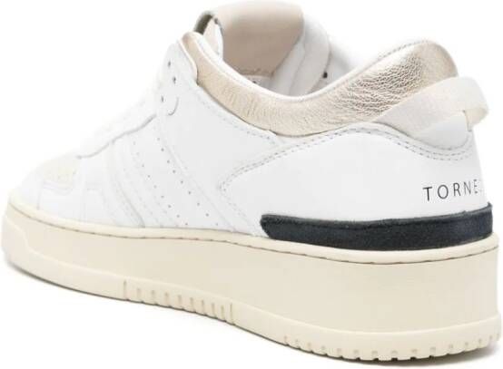 D.A.T.E. Leren sneakers Wit