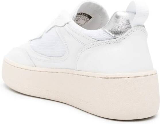 D.A.T.E. Sneakers met mesh vlakken Wit