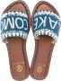 DE SIENA SHOES Sandalen verfraaid met kralen Blauw - Thumbnail 4