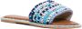 DE SIENA SHOES Resort sandalen met kralen Blauw - Thumbnail 2