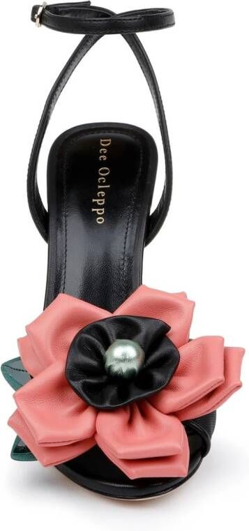 Dee Ocleppo England sandalen met applicatie Zwart