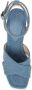 Dee Ocleppo Havana denim sandalen met plateauzool Blauw - Thumbnail 5