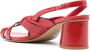 Del Carlo 65mm lakleren sandalen Rood - Thumbnail 3