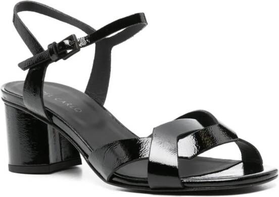 Del Carlo Ben 55 leren sandalen Zwart