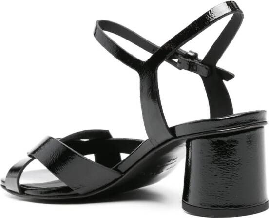 Del Carlo Ben 55 leren sandalen Zwart