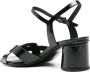 Del Carlo Ben 55 leren sandalen Zwart - Thumbnail 3