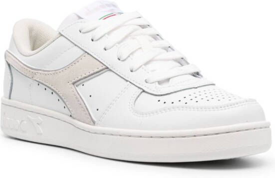 Diadora Magic Basket Icona leren sneakers Wit