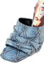 Diesel D-Sydney SDL denim muiltjes Blauw - Thumbnail 5