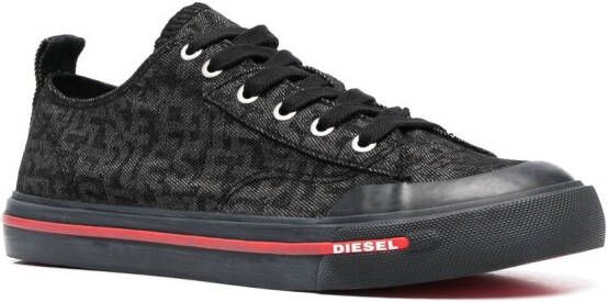 Diesel Sneakers met logoprint Zwart