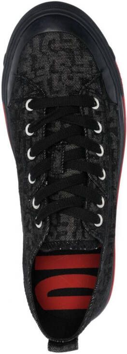 Diesel Sneakers met logoprint Zwart