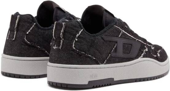 Diesel S-Ukiyo denim sneakers Zwart