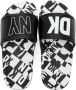 Dkny Kids Slippers met logoprint Zwart - Thumbnail 3