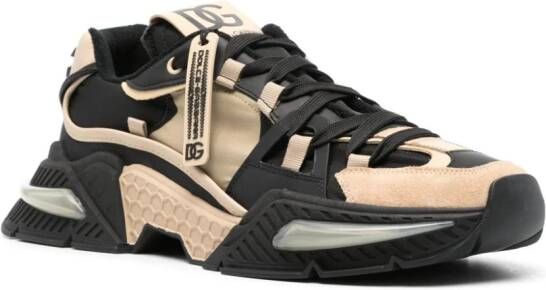 Dolce & Gabbana Airmaster sneakers met vlakken Beige