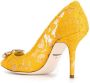 Dolce & Gabbana Belluci pumps Geel - Thumbnail 3