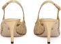 Dolce & Gabbana Slingback pumps met kristallen Beige - Thumbnail 3