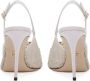 Dolce & Gabbana Slingback pumps met kristallen Beige - Thumbnail 3