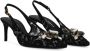 Dolce & Gabbana Slingback pumps met kristallen Zwart - Thumbnail 2