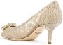 Dolce & Gabbana geborduurde pumps Beige - Thumbnail 3