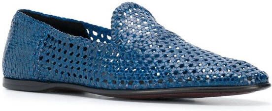 Dolce & Gabbana Geweven loafers Blauw