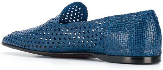 Dolce & Gabbana Geweven loafers Blauw