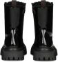 Dolce & Gabbana Kids Lakleren combat boots Zwart - Thumbnail 3